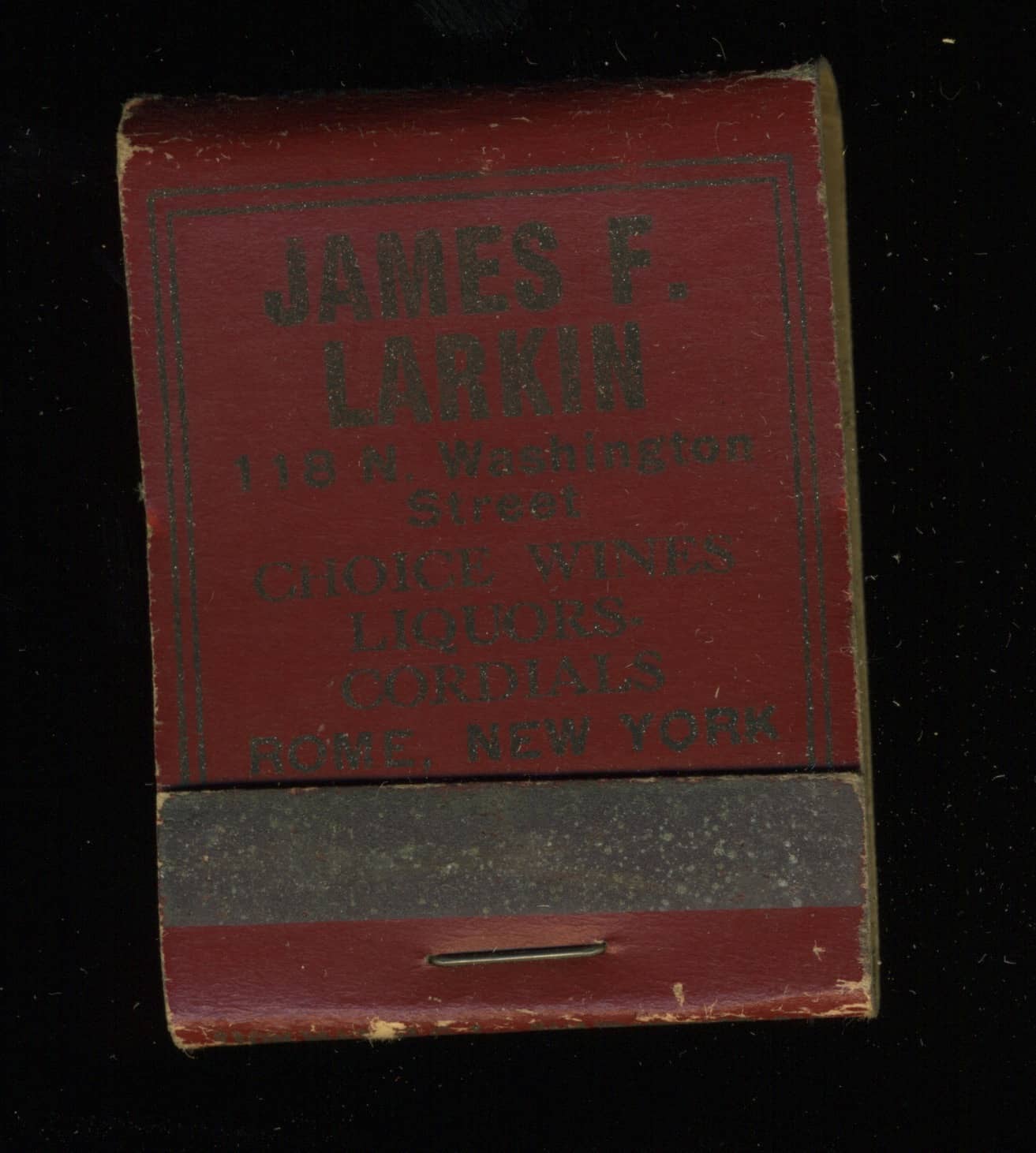 James F. Larkin - back