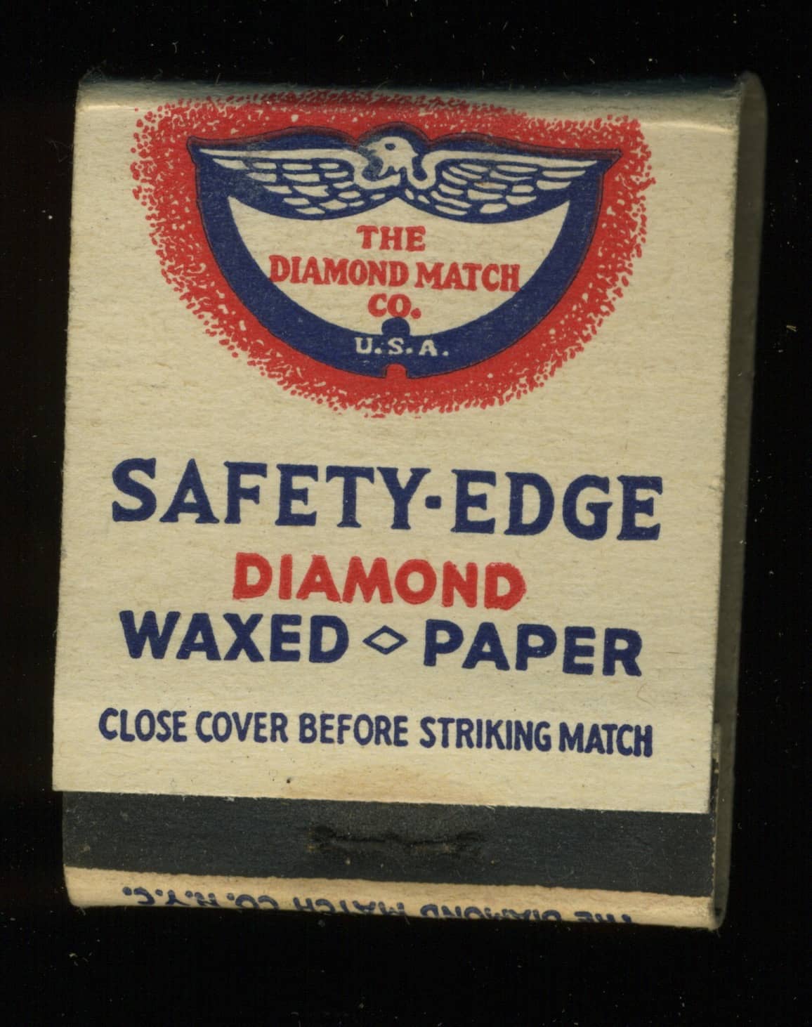 Safety-Edge Diamond Waxed Paper - back