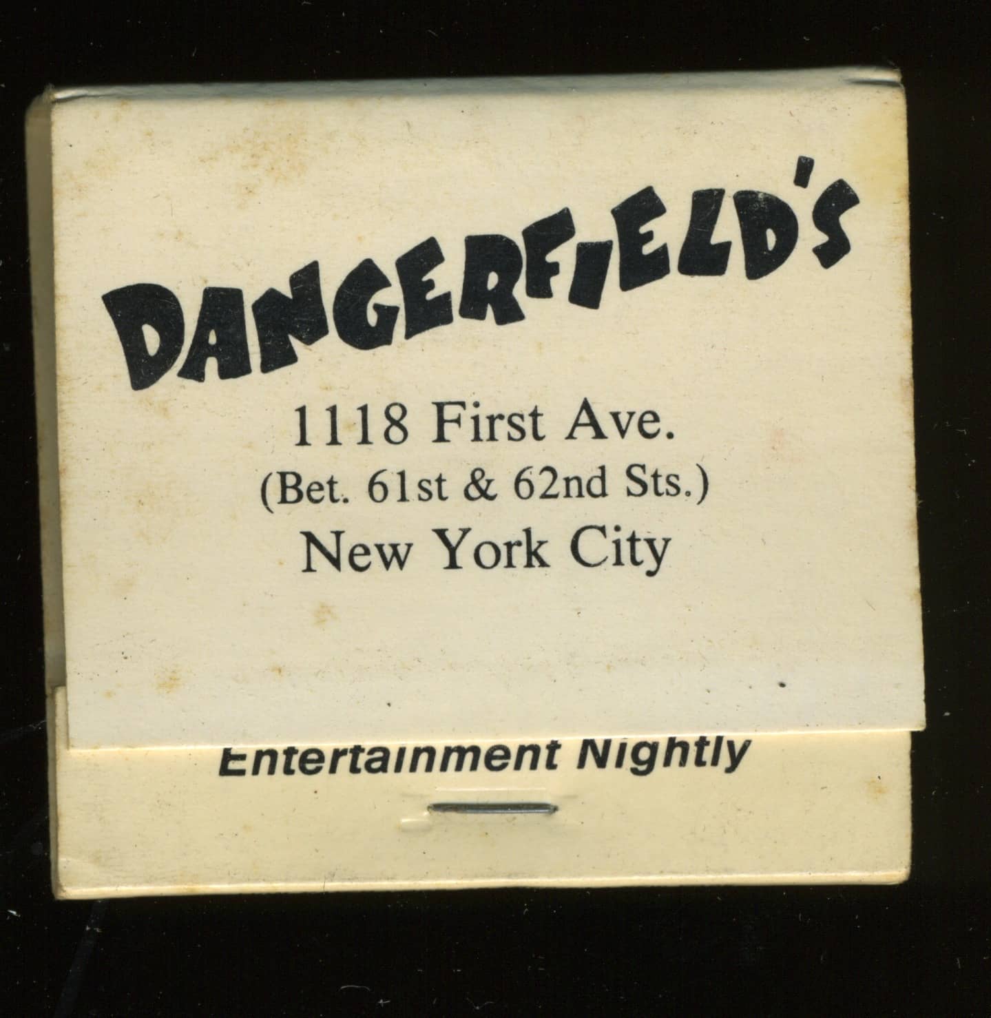 Dangerfield's - back