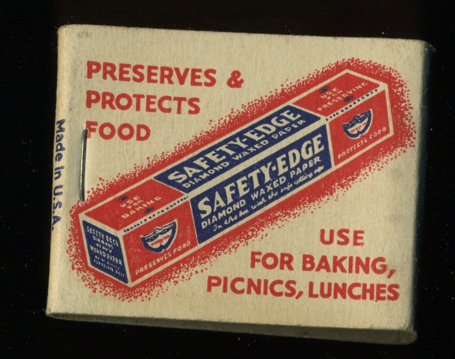 Safety-Edge Diamond Waxed Paper