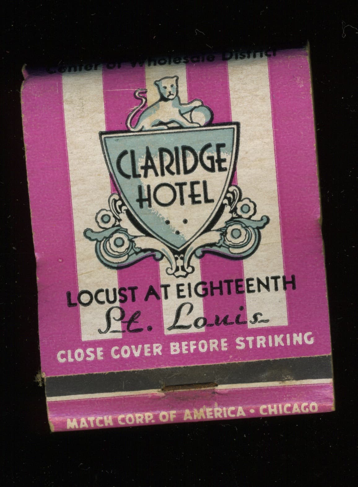 Claridge Hotel - back