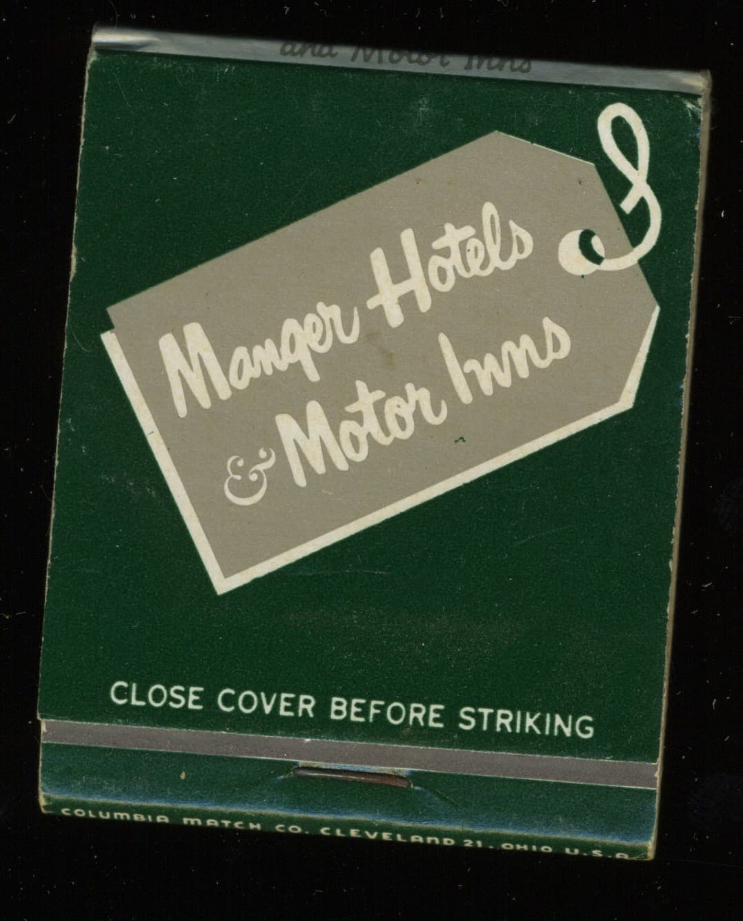 Manger Hotels & Motor Inns - back