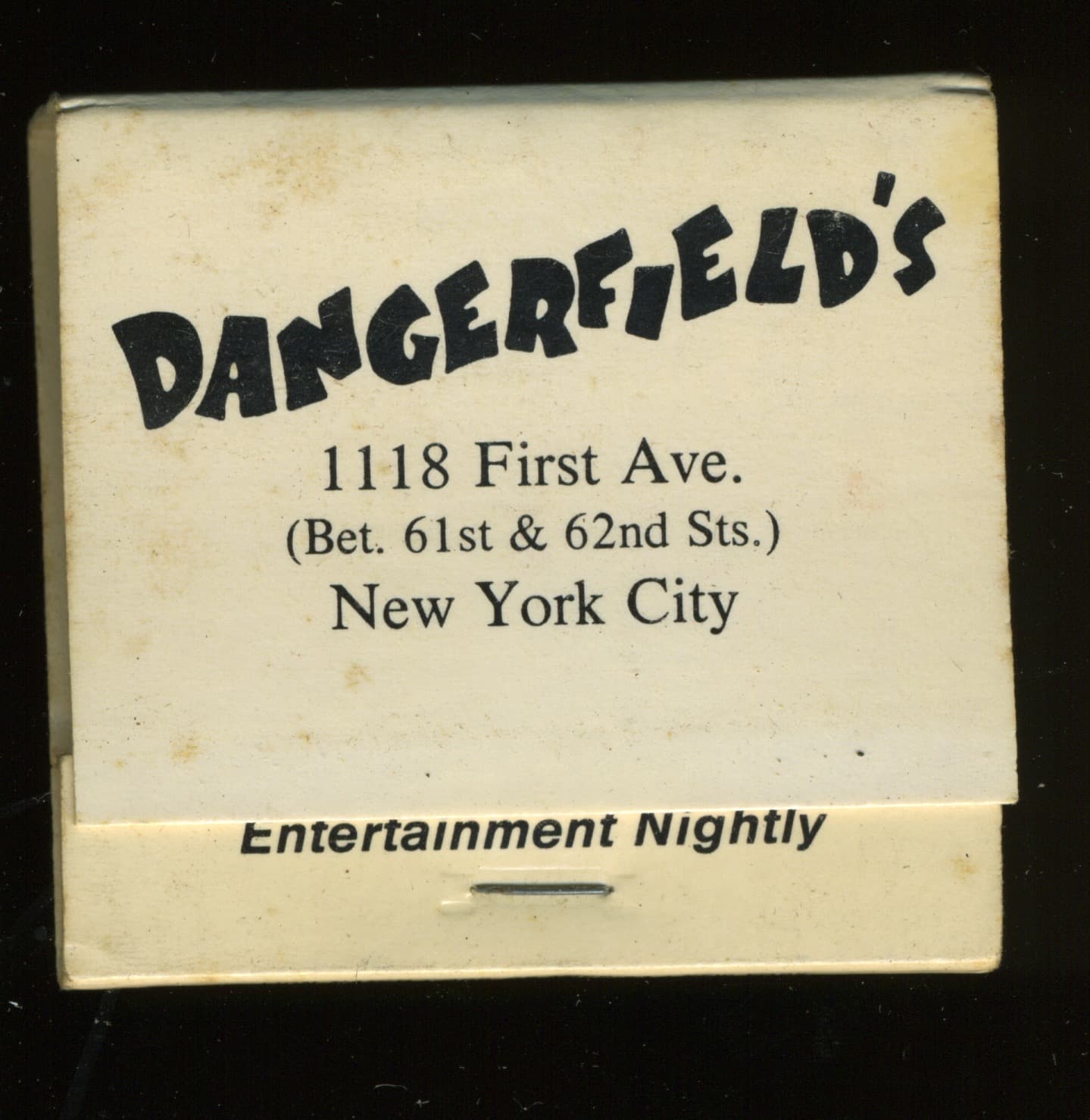 Dangerfield's - back